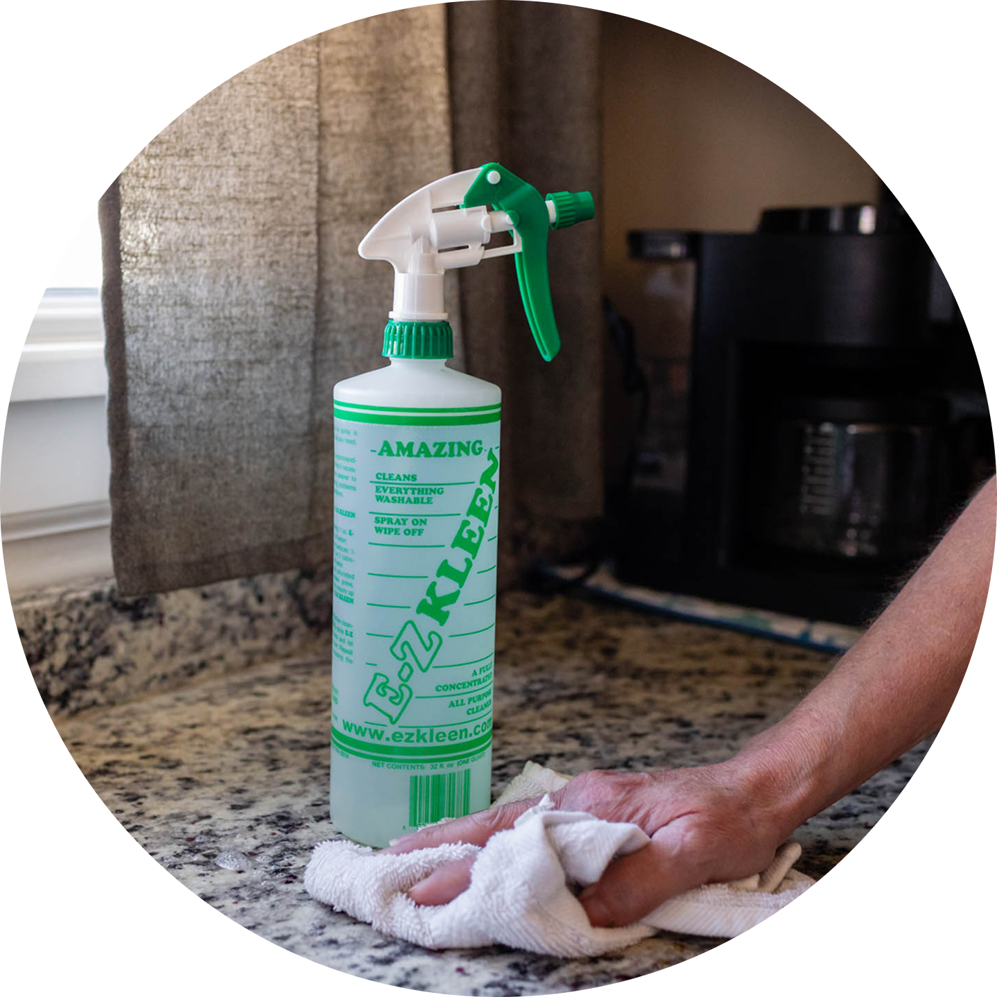 Cleans Everything Washable. Spray On, Wipe Off
